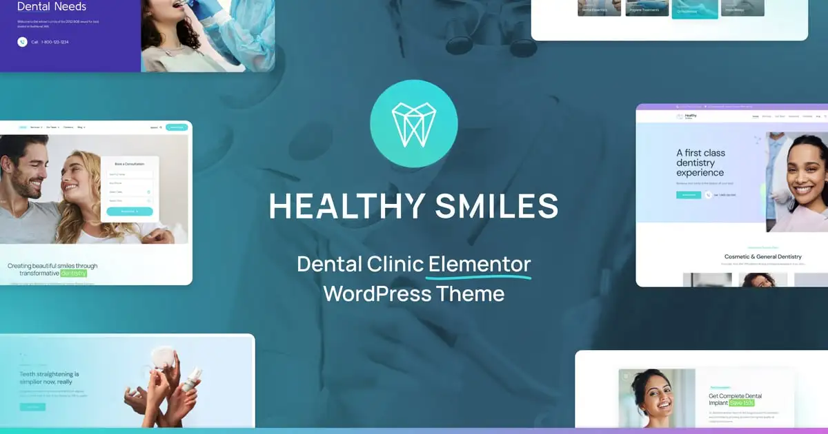 Healthy Smiles – Dental WordPress Theme