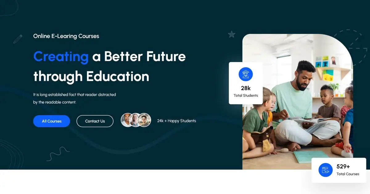 Edumoon – Education LMS WordPress Theme