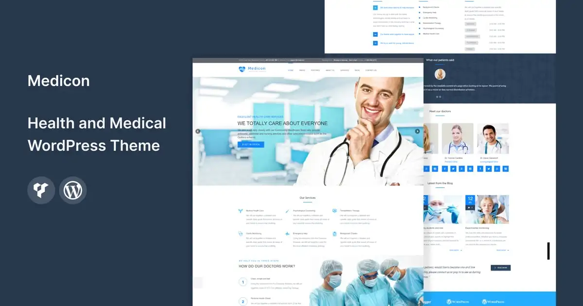 Medicon – Health and Medical WordPress Theme