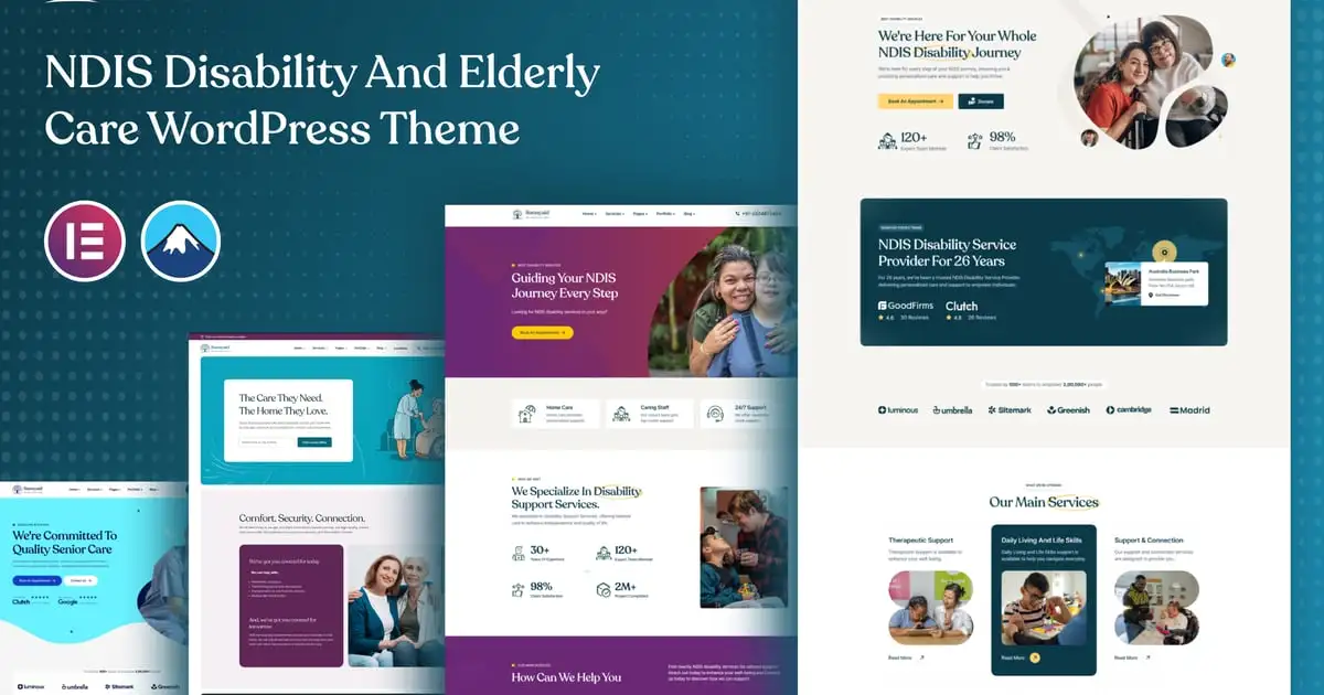Sunnyaid – NDIS Disability Service WordPress Theme