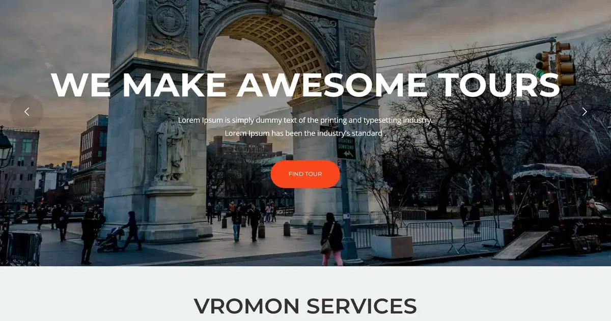 Vromon – Tour & Travel Agency WordPress Theme