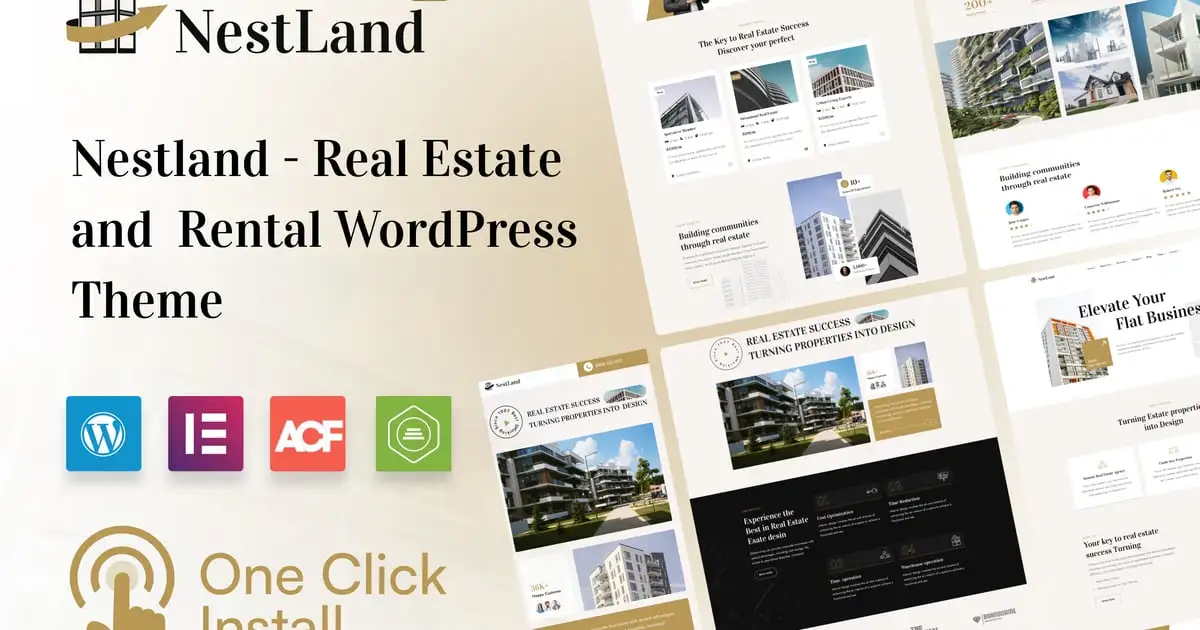 NestLand – Real Estate WordPress Theme