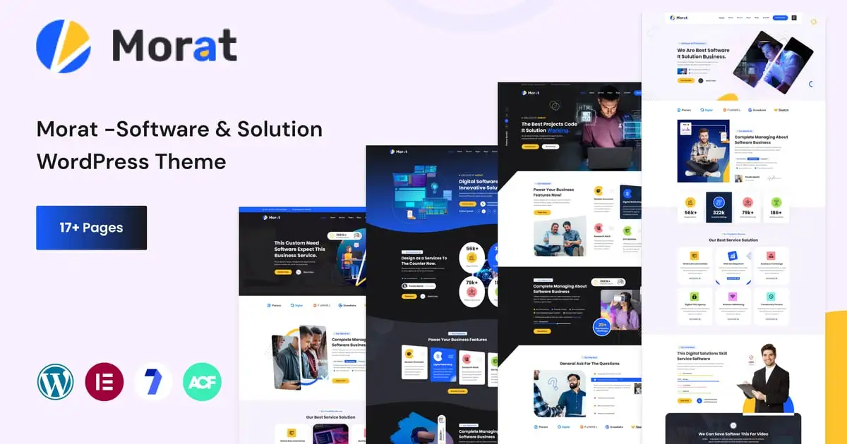 Morat – Software & Solution WordPress Theme
