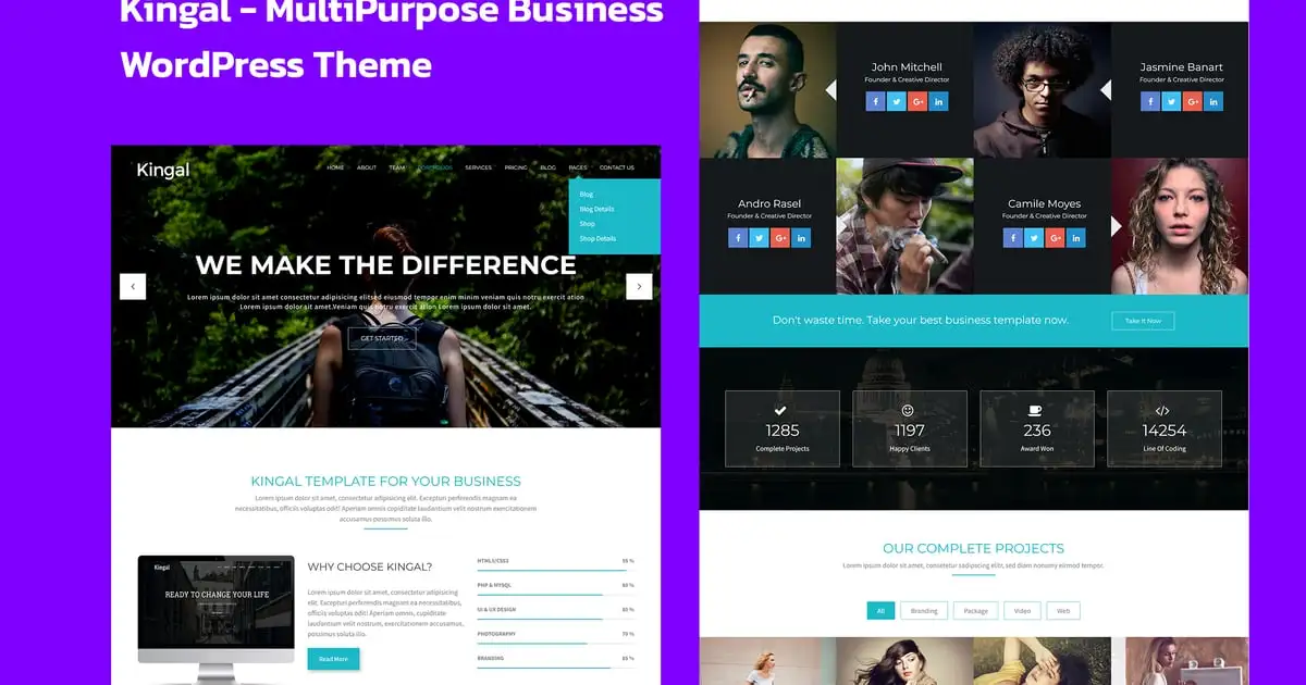 Kingal – MultiPurpose WordPress Theme