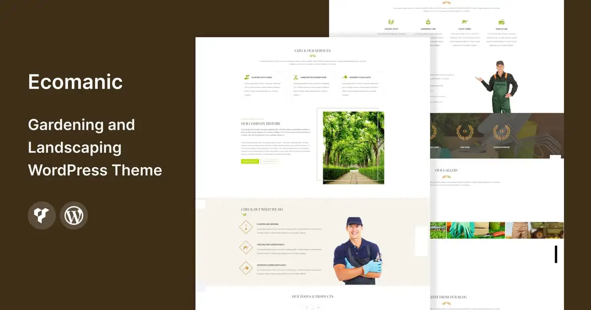 Ecomanic – Gardening WordPress Theme
