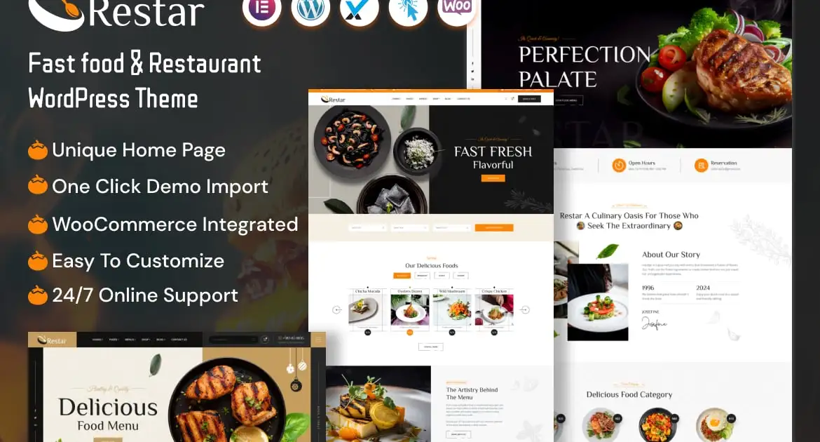Restar – Fast Food & Restaurant WordPress Theme