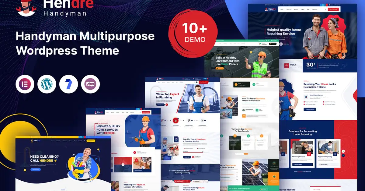 Repaire, Plumbing & Handyman Services WP Theme