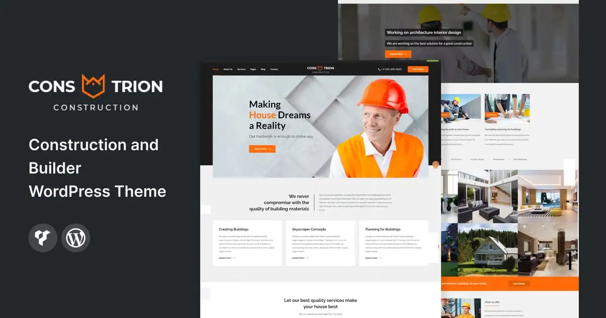 Constrion – Construction and Builder WP Theme
