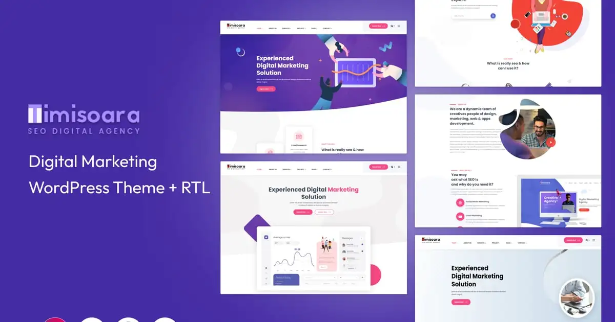 Timisoara – Digital Marketing WordPress Theme