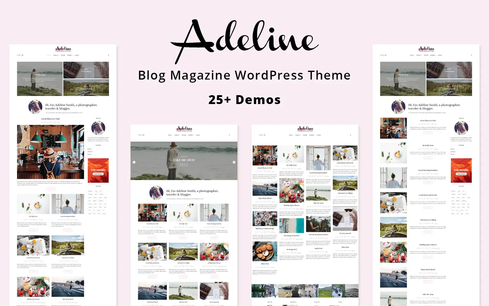Adeline – Lifestyle Personal WordPress Blog Theme WordPress Theme
