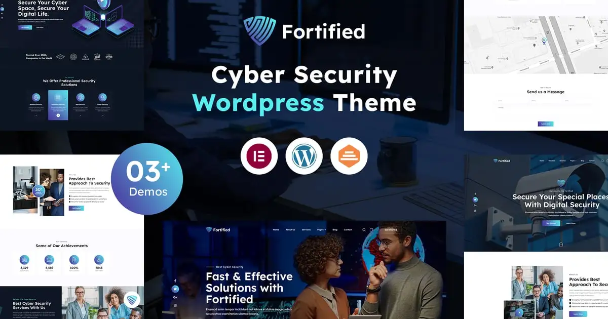 Fortified | IT & Cyber Security WordPress Theme