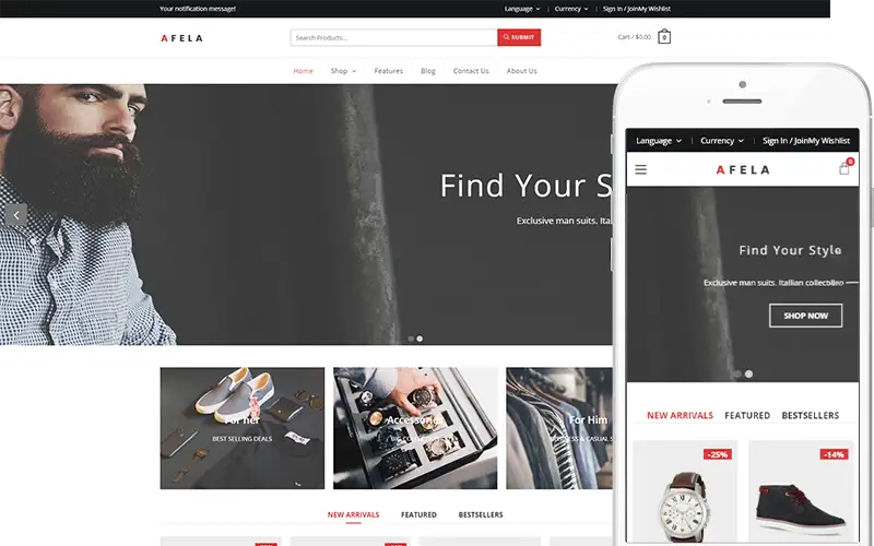 Afela – Theme for Fashion Shop WooCommerce Theme