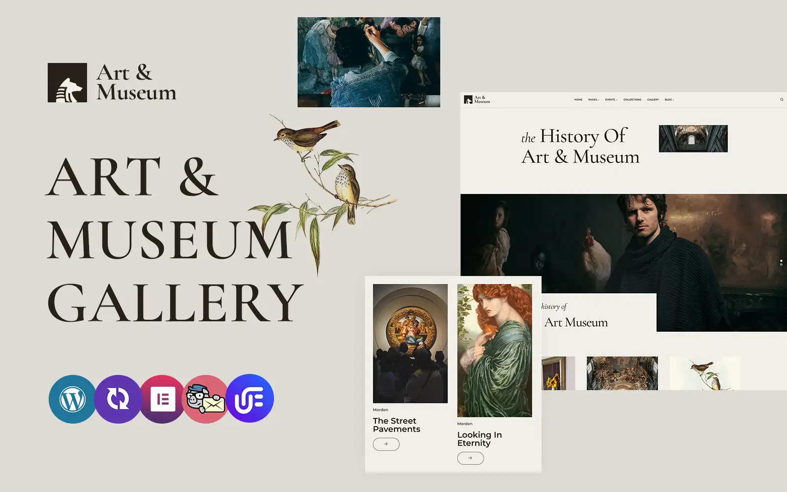 Artmuseum – Art School And Museum WordPress Elementor CMS Theme WordPress Theme