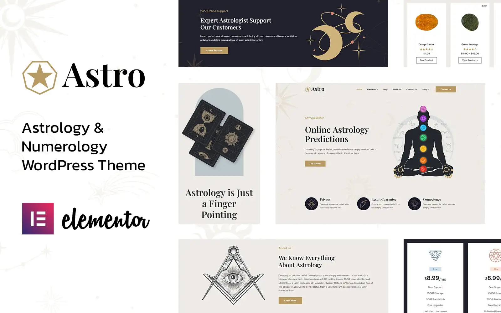 Astro – Horoscope and Astrology WordPress Theme