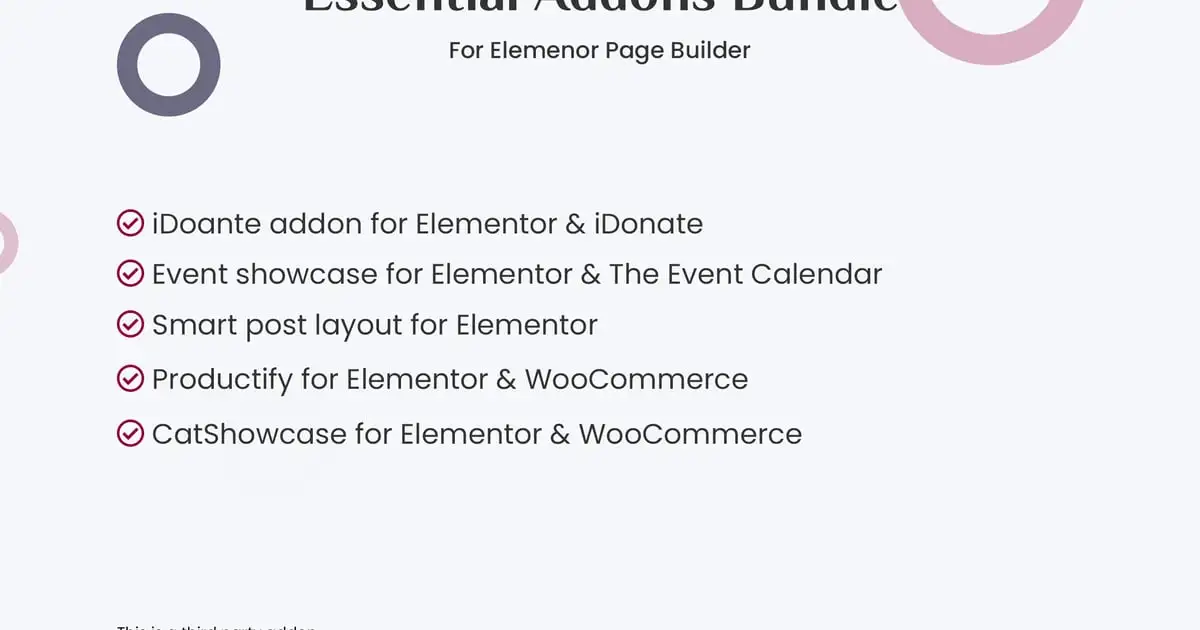 Essential Addons Bundle for Elementor Page Builder