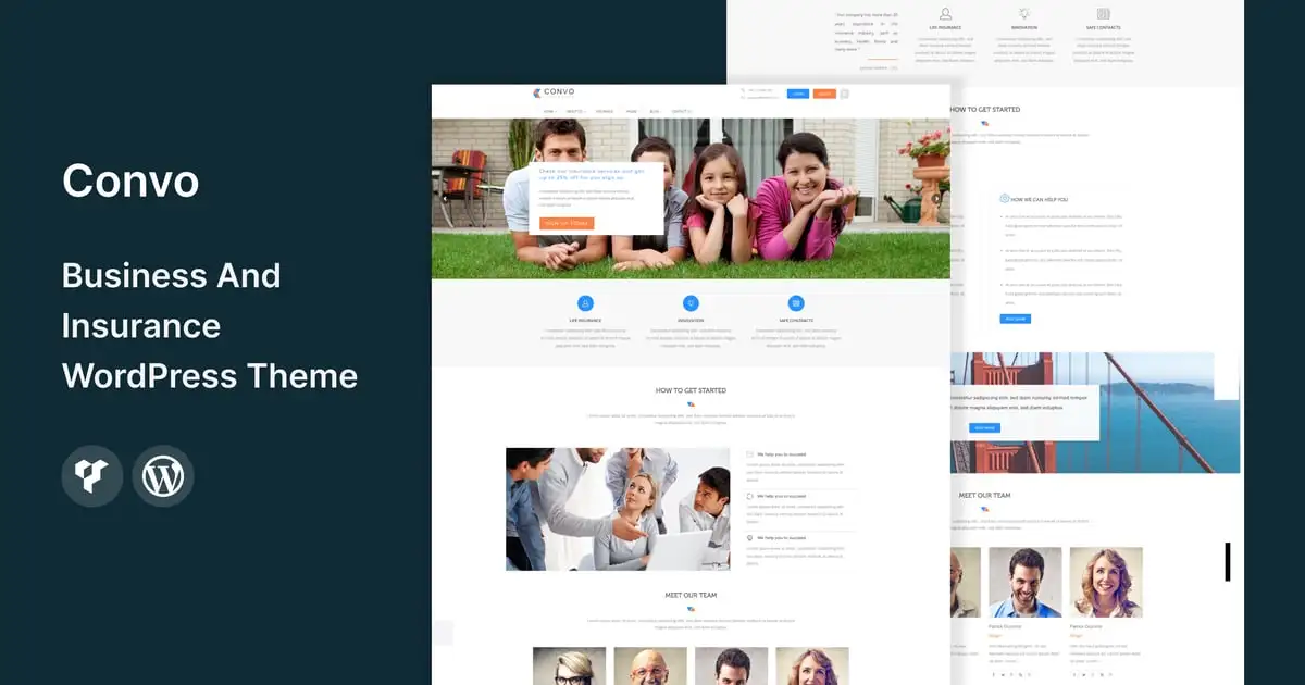 Convo – WP Theme for Business And Insurance