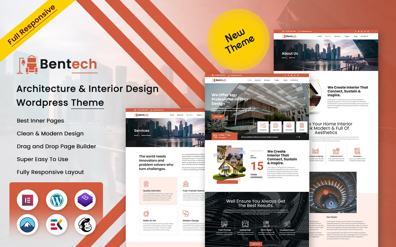 Bentech – Architecture & Interior Design WordPress Theme
