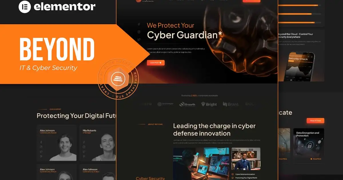 Beyond – IT & Cyber Security Elementor Template Kit