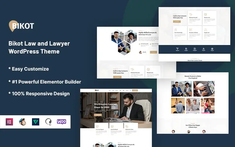 Bikot – Law and Lawyer WordPress Theme