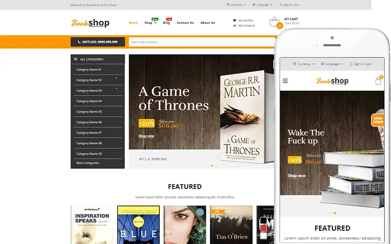 Book Shop – Theme for Book Store WooCommerce Theme