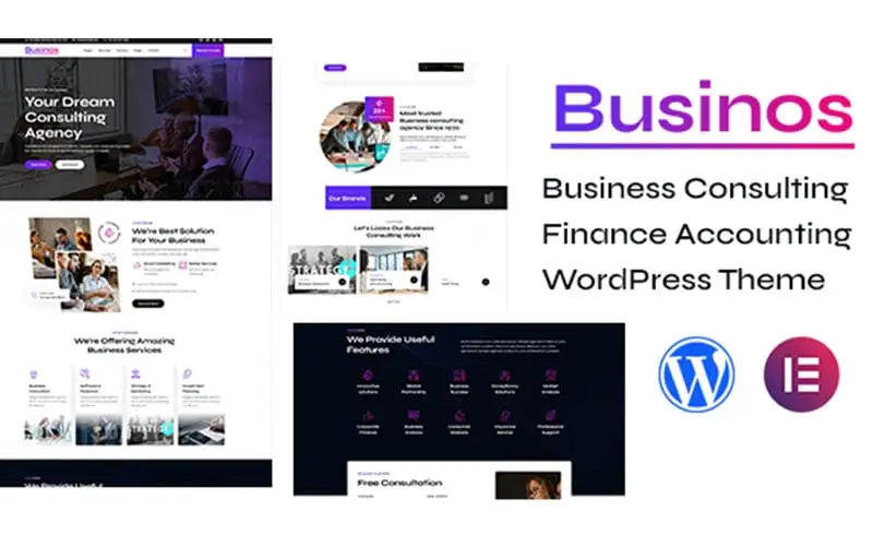Businos – Business Consulting Finance Accounting WordPress Theme