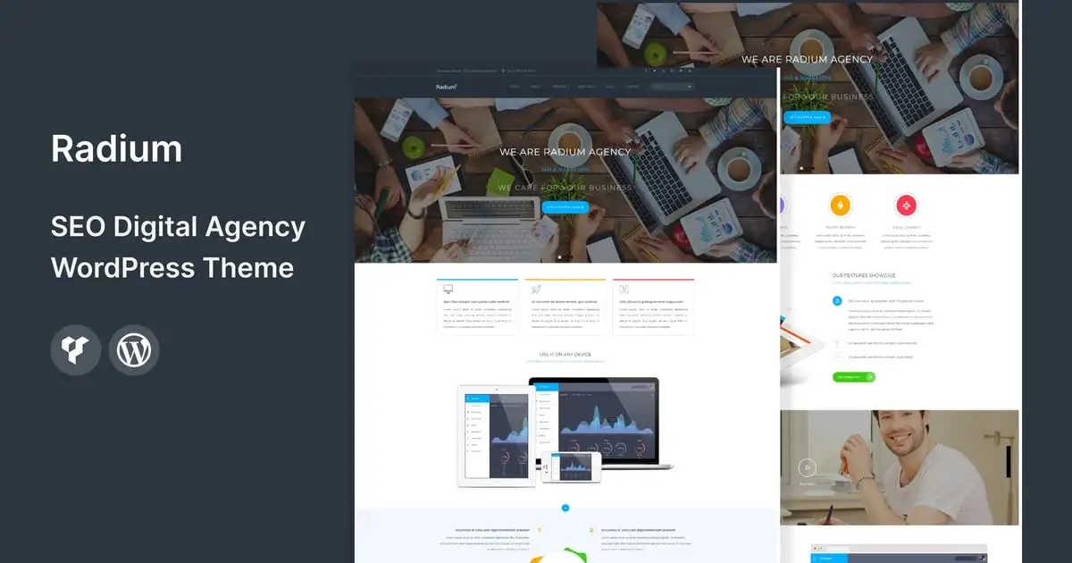 Radium – SEO /Digital Agency WordPress Theme