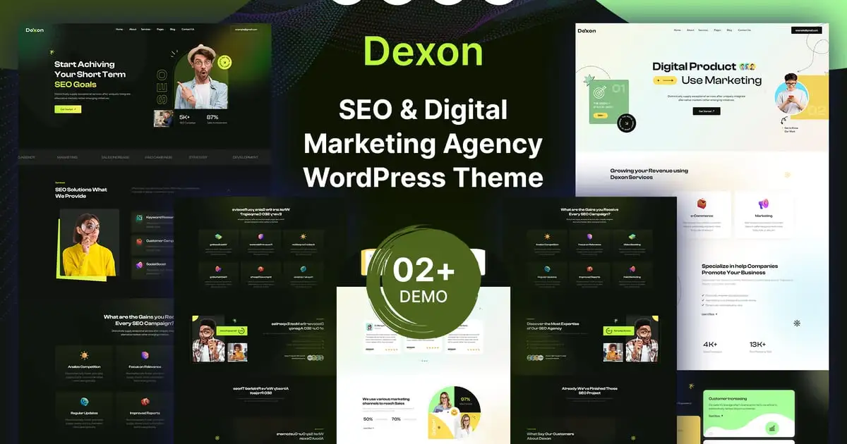 Dexon – SEO & Digital Marketing WordPress Theme