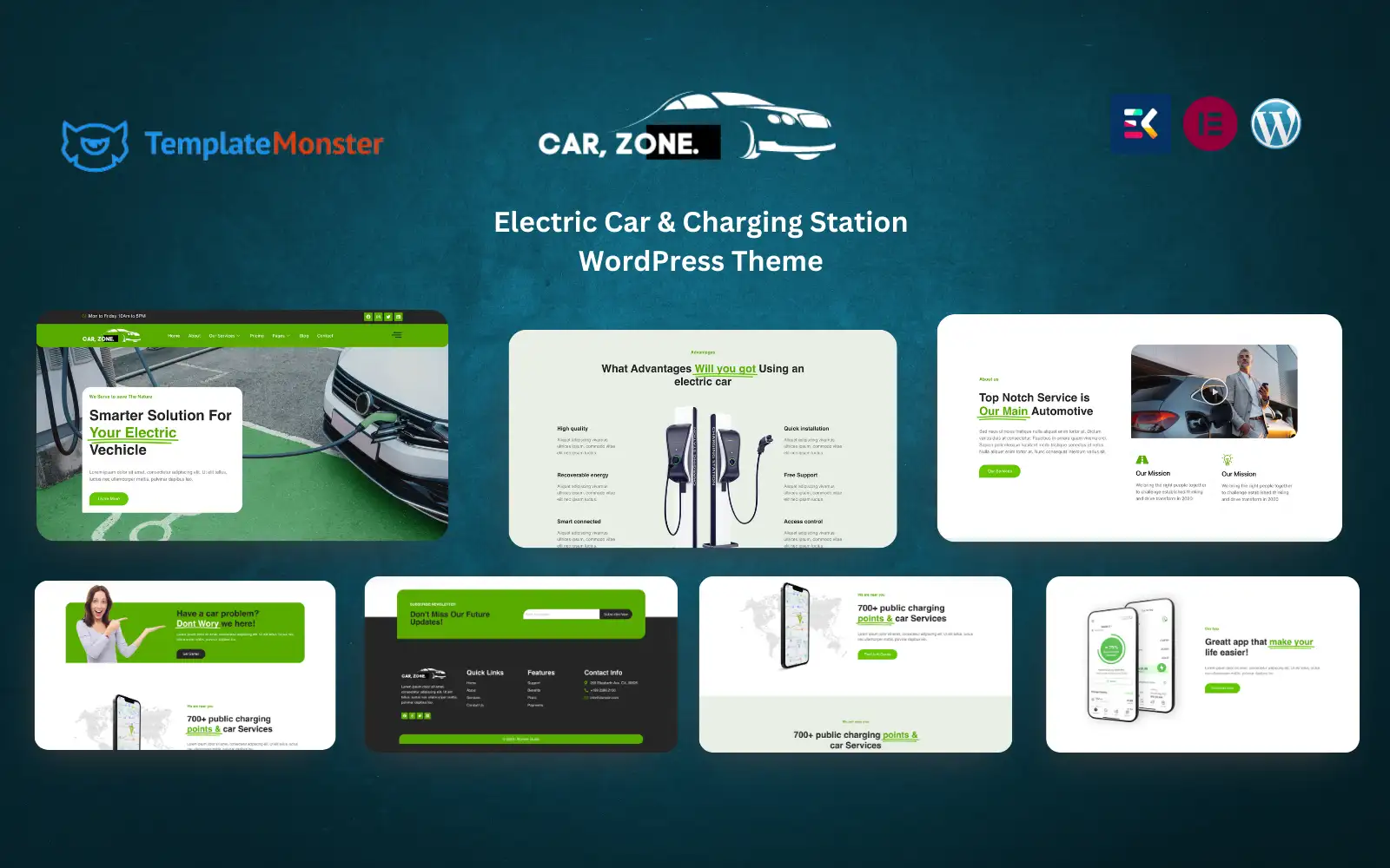 Car Zone – Electric Vehicle & Charging Station WordPress Theme