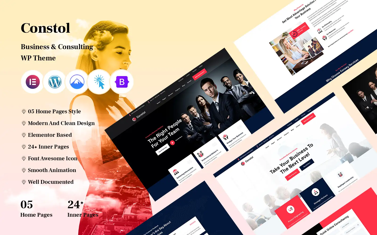 Constol – Multi-Purpose Business Consulting WordPress Theme