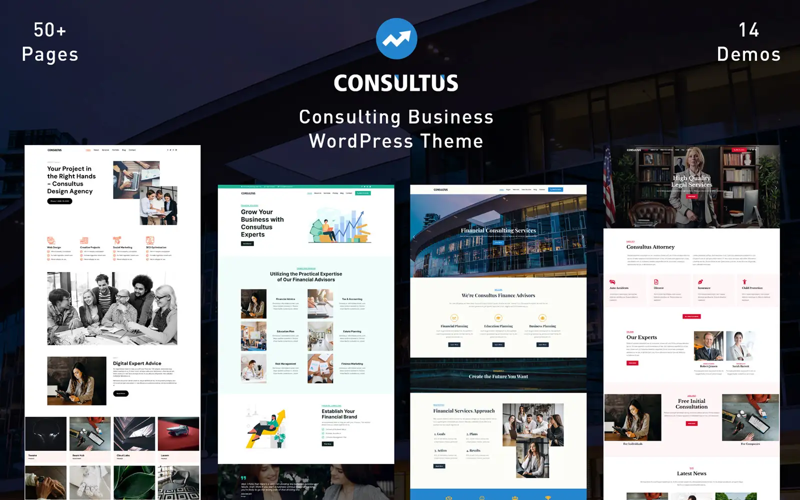 Consultus – Business Consulting Finance WordPress Theme
