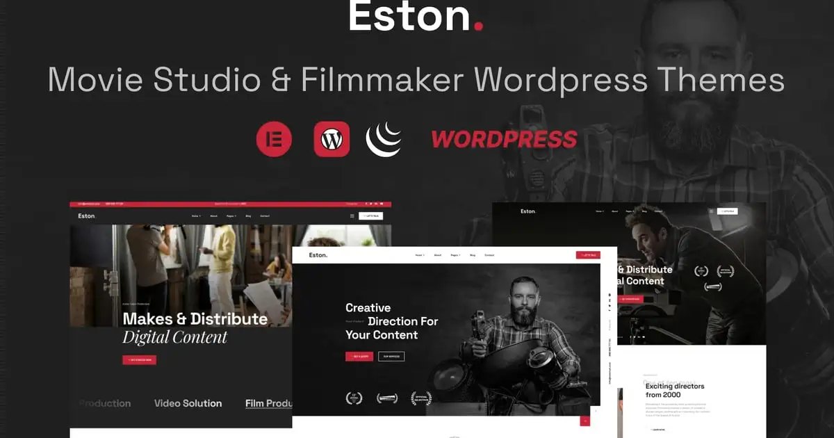 Eston – Movie Studio & Filmmaker WordPress Theme