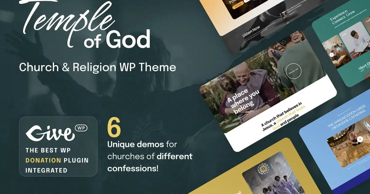 Temple of God – Religion and Church Theme