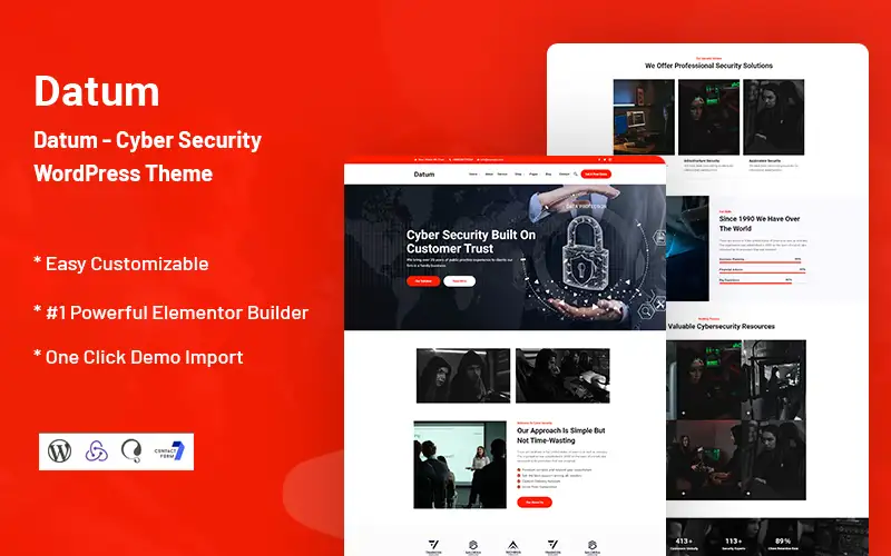 Datum – Cyber Security WordPress Theme