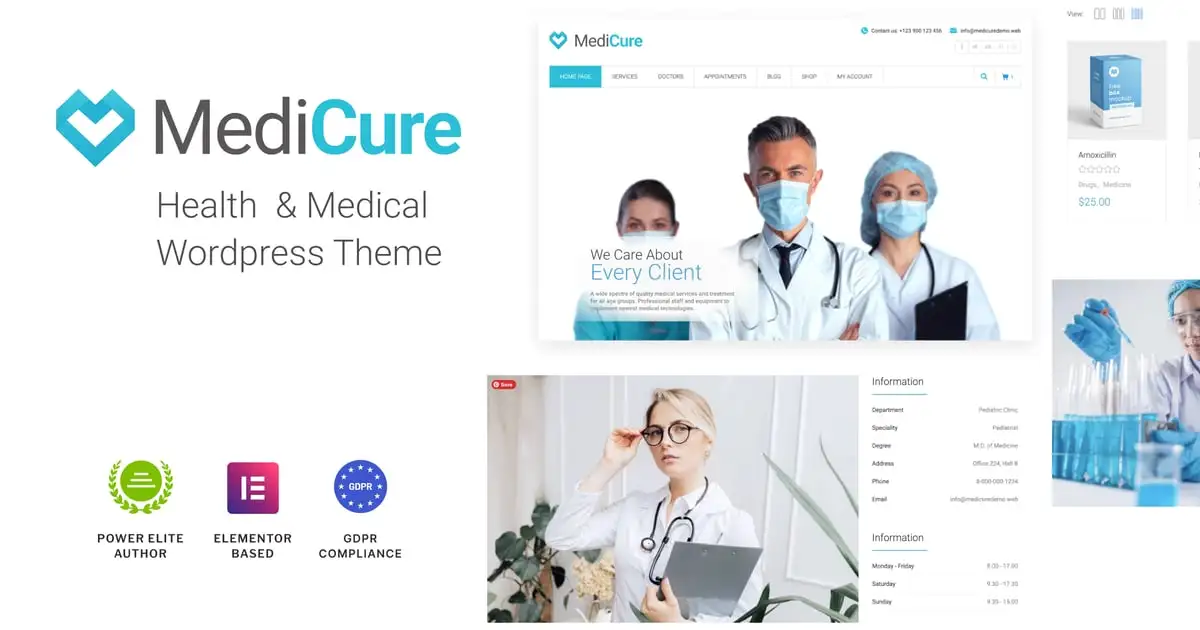 MediCure – Health & Medical WordPress Theme