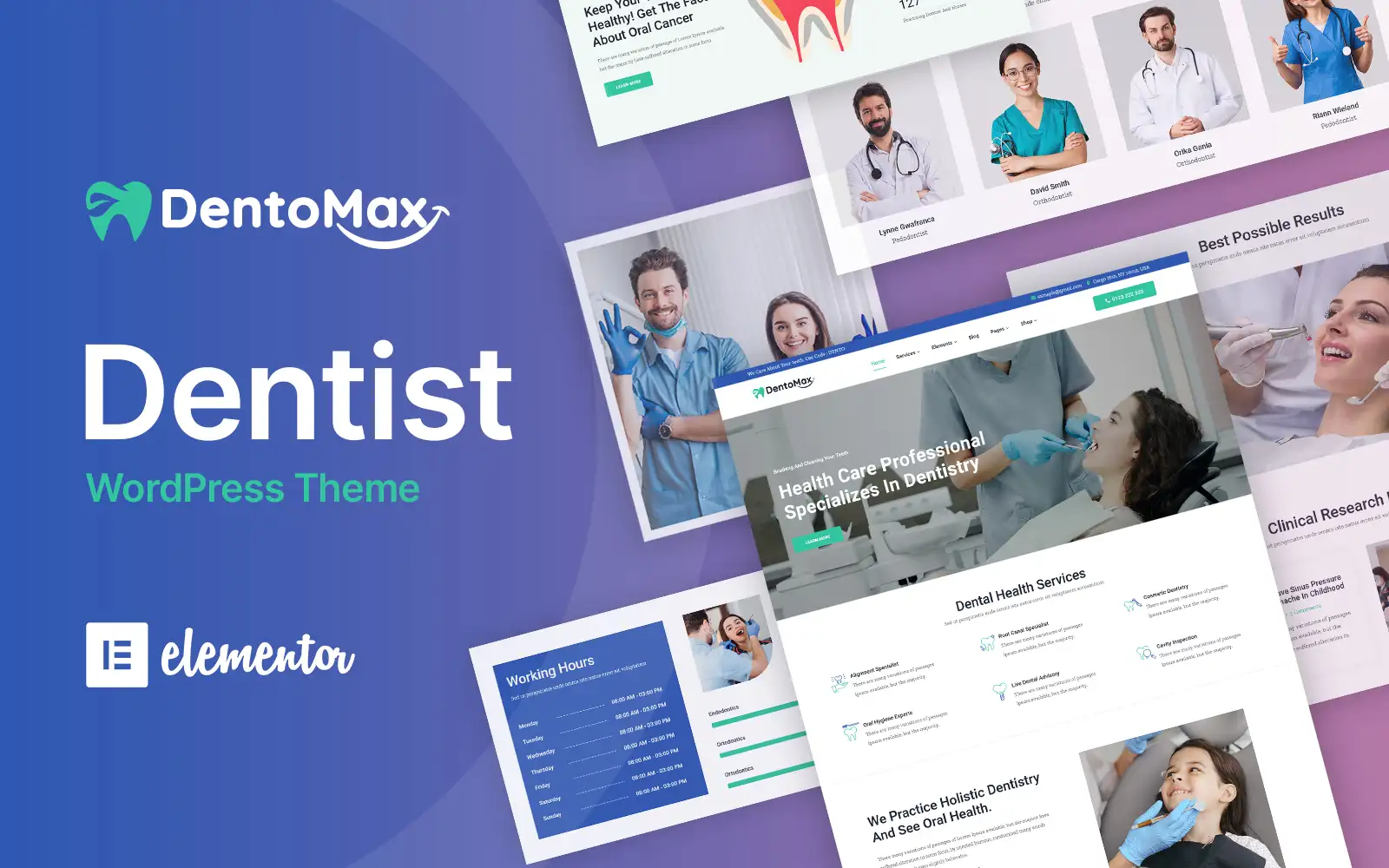 DentoMax – Dentist, Medical and Healthcare WordPress Theme