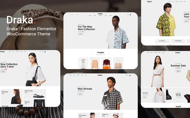 Draka – Fashion Elementor WooCommerce Theme