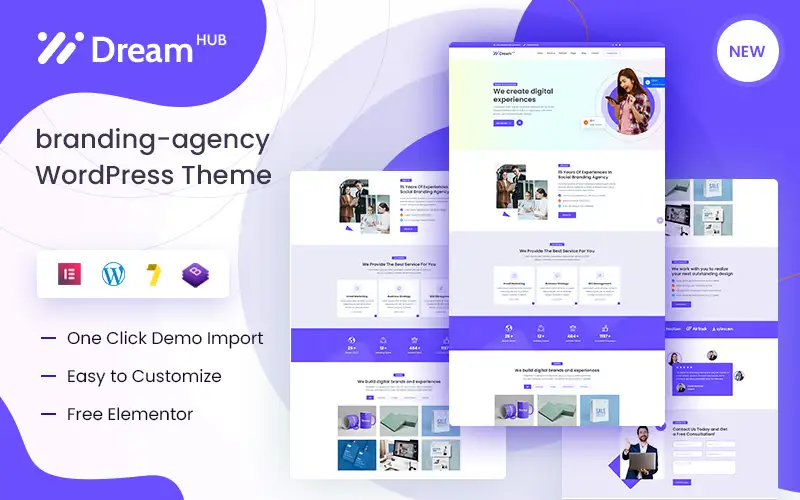 DreamHub – Branding Agency WordPress Theme