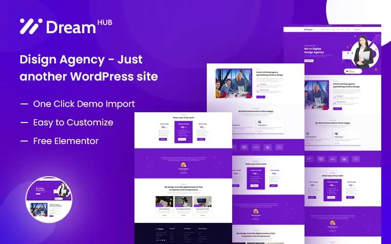 DreamHub – Design Agency WordPress Theme