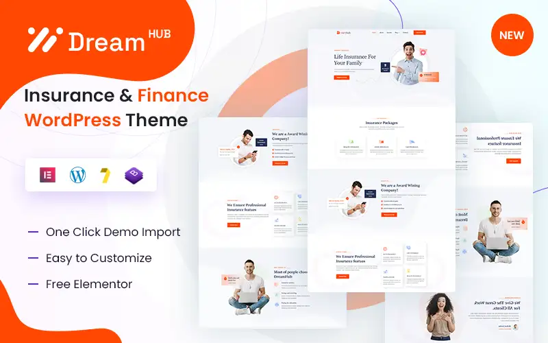 DreamHub – Insurance & Finance WordPress Theme