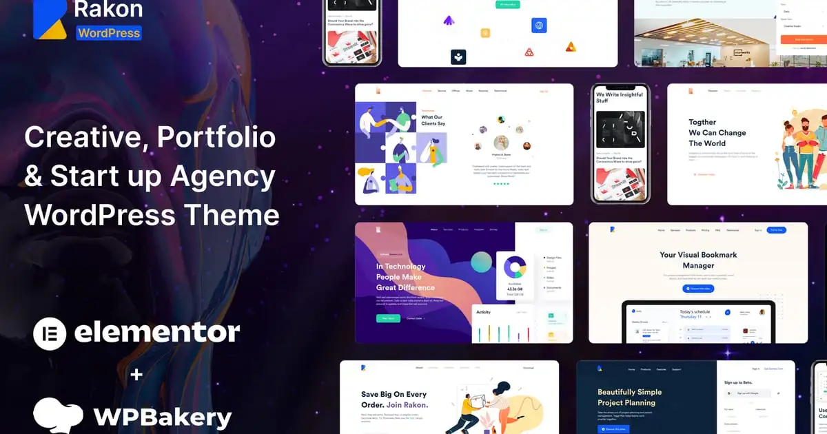 Rakon – Creative Multi-Purpose WordPress Theme