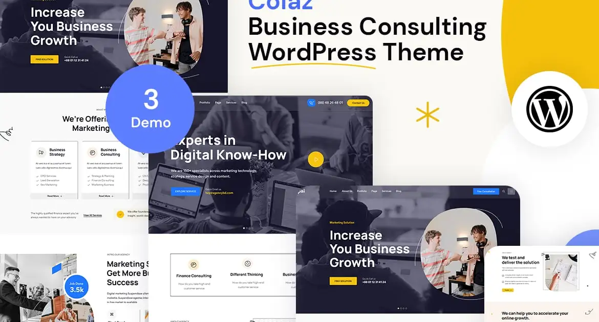 Colaz – Business Consulting WordPress Theme