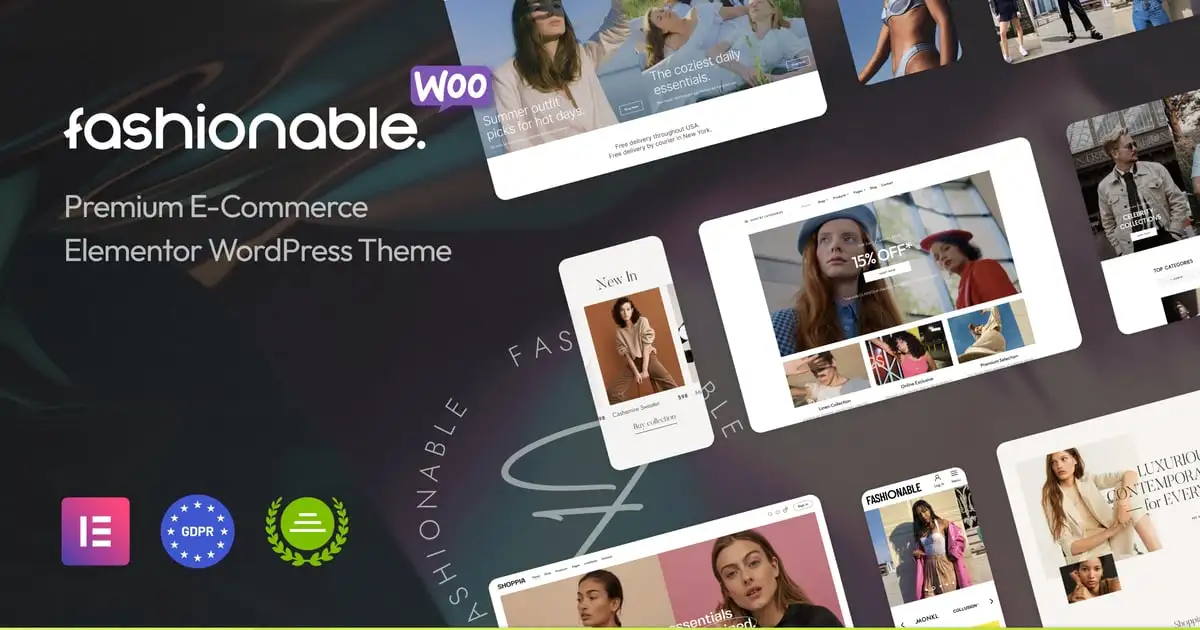 Fashionable – Clothing & Apparel WooCommerce Theme