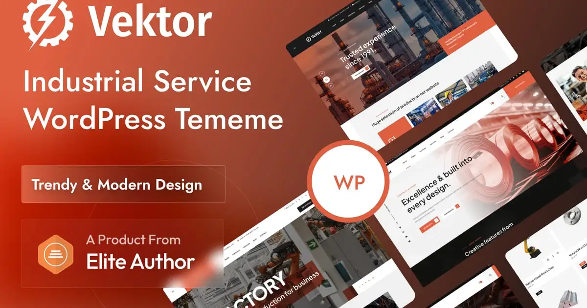 Vektor – Industrial Service WordPress Theme