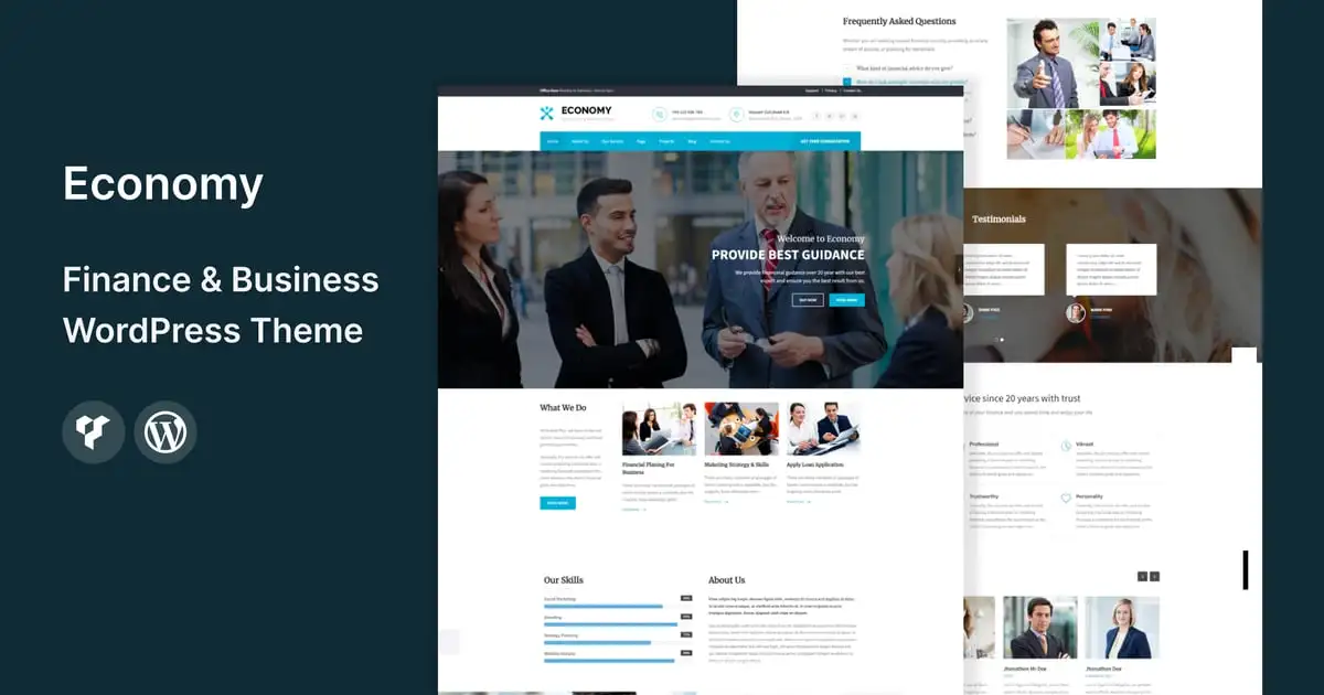 Economy – Finance & Business WordPress Theme
