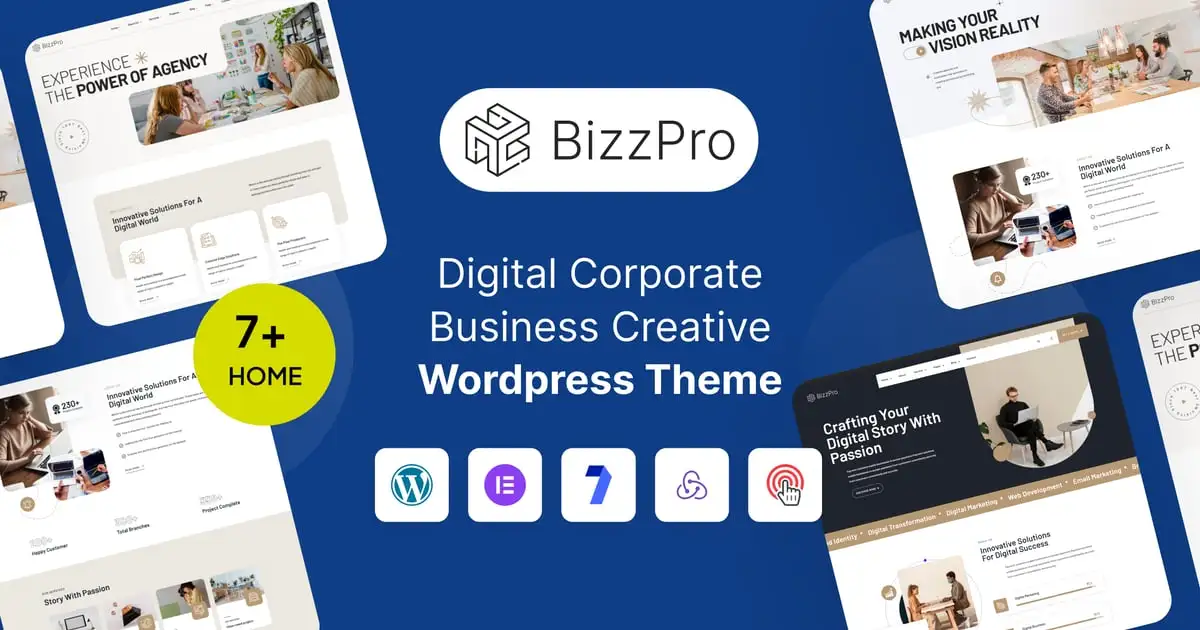 Bizzpro – Digital Business Creative WordPress