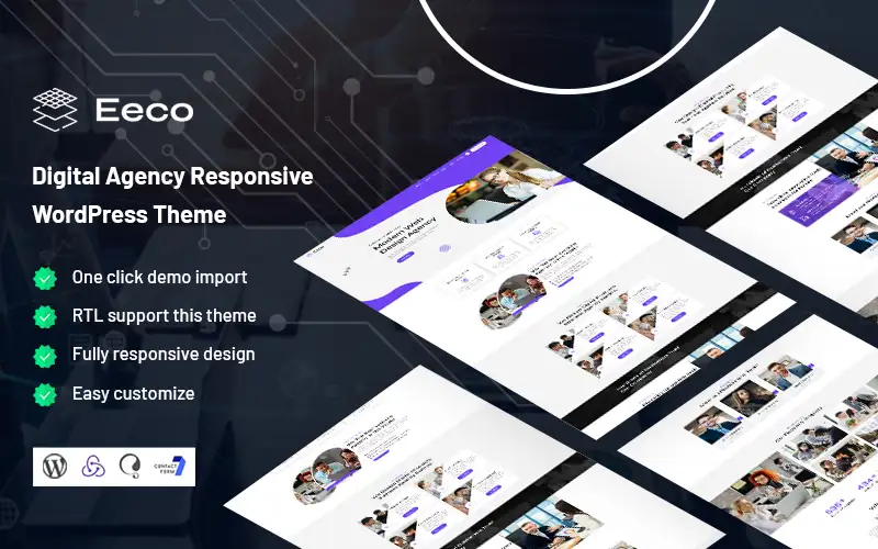 Eeco – Digital Agency Responsive WordPress Theme