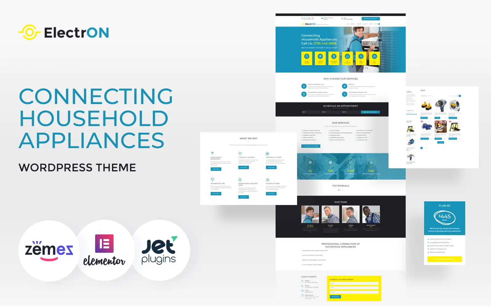 ElectrON – Connecting Household Appliances WordPress Theme