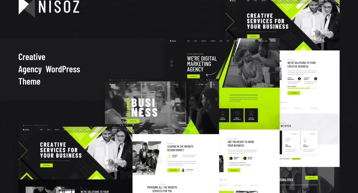 Nisoz – Creative Agency WordPress Theme