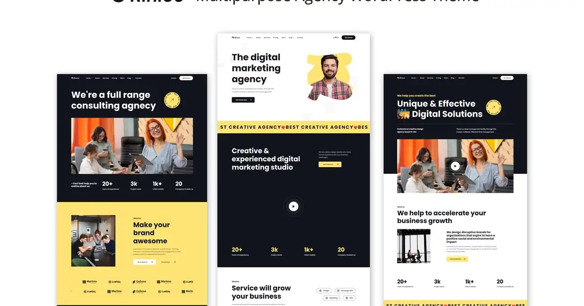 Rinico – Multipurpose Agency WordPress Theme