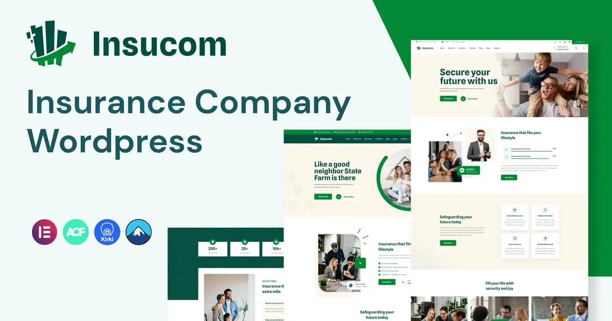 Insucom – Insurance WordPress Theme